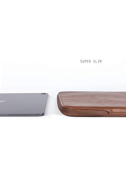 Tablet Kılıfı iPad Pro 11 Inç M4 M2 M1 4. / 3. Nesil 2022/2021 / iPad Air 11 Inç M2 2024 2022 ve Akıllı/sihirli Klavye ile Uyumlu Kalem Tutucu-Pu Deri Çanta Su Geçirmez Ince Kılıf-Kahverengi indirimleri