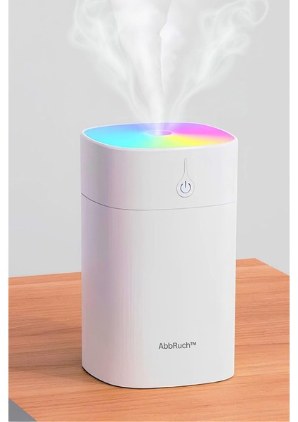 Ultrasonik Hava Nemlendirici Humidifier 400 ml Oda, Araç, Ofis Buhar Makinesi Koku Aroma Difüzör