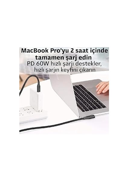 Long Type C To Type C 5 Metre 60W Hızlı Şarj Veri Aktarımı 90° Oyuncu Şarj Kablosu Oyn-05 fiyatları