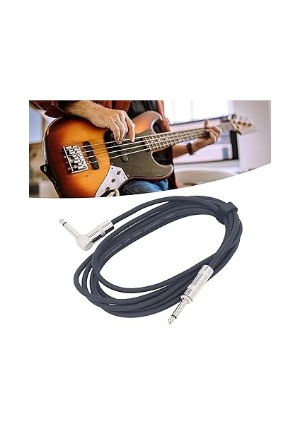 Gitar, Bas, Amfiler Için Oksijensiz Bakır Çekirdekli ve Nikel Fişli Gürültü Bastırma Elektro Gitar Kablosu modelleri