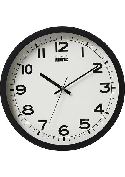 31 cm Akar Saniye Sessiz Mekanizma Duvar Saati