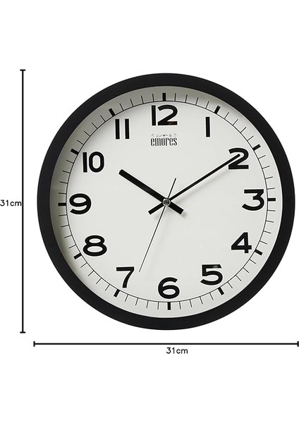 31 cm Akar Saniye Sessiz Mekanizma Duvar Saati indirimleri