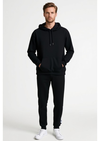 Erkek Kapüşonlu Kanguru Cep 3 Iplik Puf Yumuşacık (Içi Polarlı) fiyatları