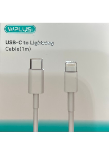 Wplus U-14 Usb-C To Lightning Şarj Kablosu (1 M) – Hızlı Şarj ve Veri Aktarımı, 1 Yıl Gara modelleri