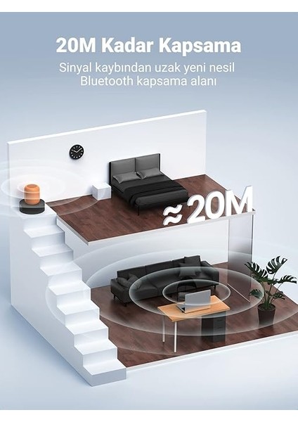 Mini USB Dongle Bluetooth 5.3 Adaptör Siyah indirimleri