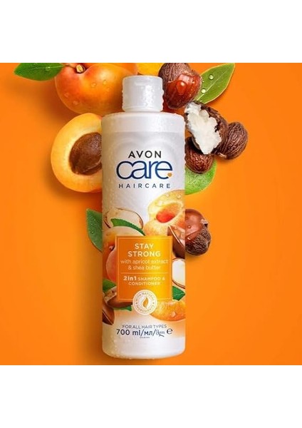 Avon Care Kayısı ve Shea Özü Şampuan ve Saç Kremi 700 ml Normal Saçlar için Doğal İçerik fiyatları