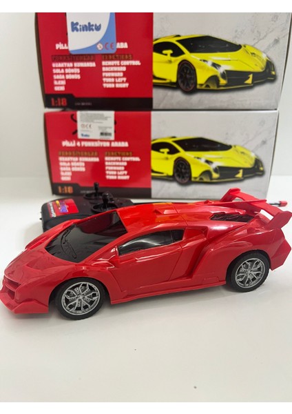 Full Fonksiyon Uzaktan Kumandalı Pilli Yarış Arabası 30X10 cm [mavi-Kırmızı -Sarı] Renkleri Mevcut modelleri