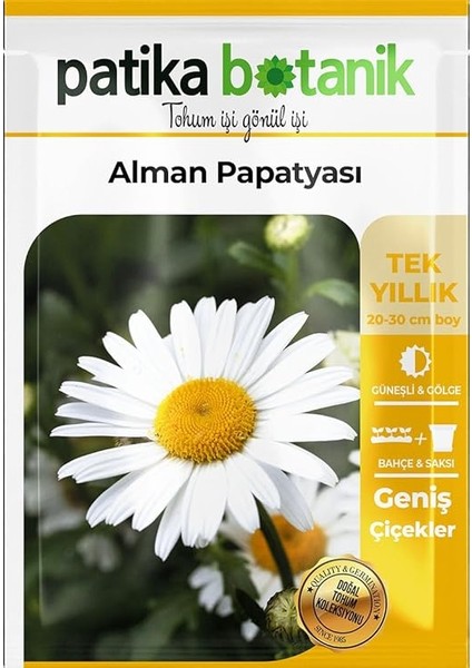 Botanik 100 Adet Alman Papatya Tohumu fiyatları