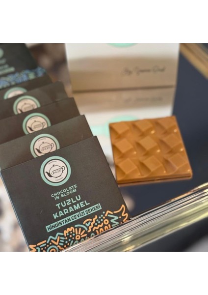 Chocolate In Bloom - Tuzlu Karamel Tablet Çikolata (40 Gr) modelleri