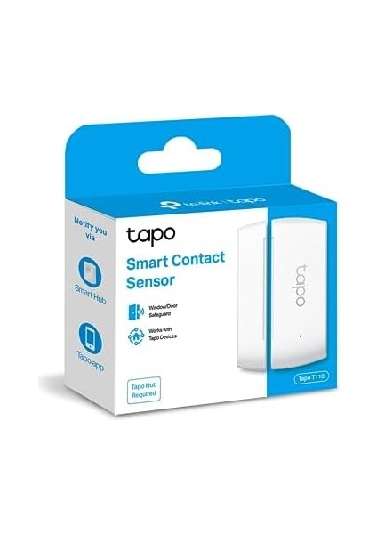 T110, Akıllı Kapı/pencere Kontak Sensörü, Anlık Bildirim, Pil Dahil, Kurulum, Diğer Ürünleri ile Aksiyon Tetikleme, Hub Gereklidir Ayrıca Satılır fiyatları