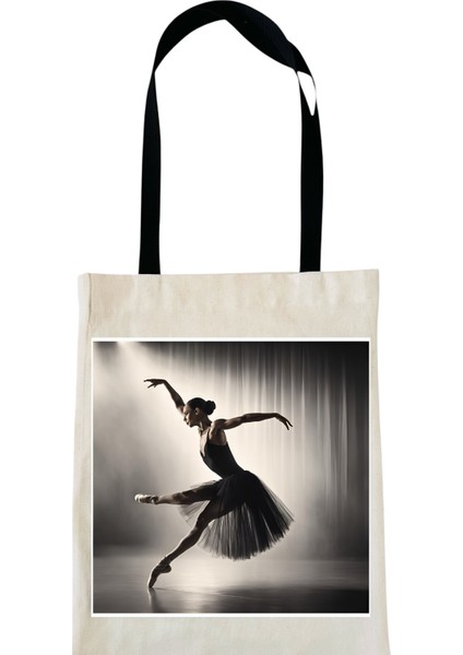 Elegance Balerin Silüet Koton Çanta