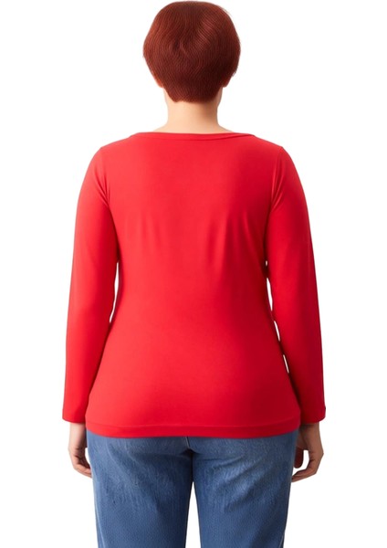 Kadın Pamuklu Uzun Kollu Düğmeli Rahat Üst Kaliteli Şık Rahat Modern Zarif Günlük modelleri