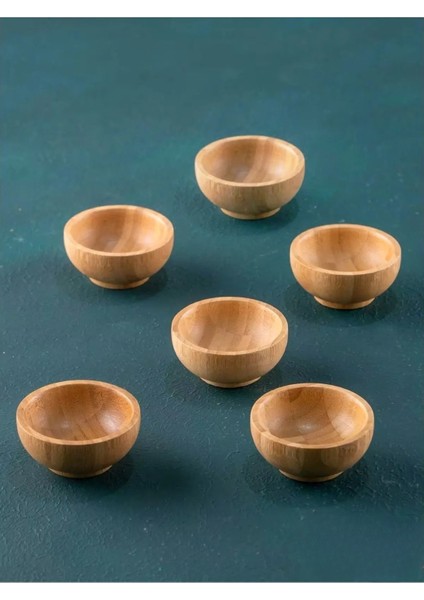 (6’lı Bambu Çerezlik Seti – Doğal, Şık ve Dayanıklı Sunum Kaseleri 6 x 6 x 3 Cm) indirimleri