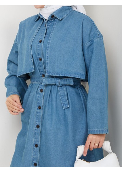 Tesettür Kot Kap- Mavi fiyatları