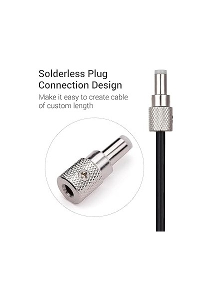 Kompakt Lehimsiz Dc Kablo Seti Dıy Gitar Pedalı Kartı Kabloları 12 Lehimsiz Fiş 5 Kablo ve Mini Tornavida Müzik Aleti Aksesuar Seti Dahil Özel Uzunluk fırsatları