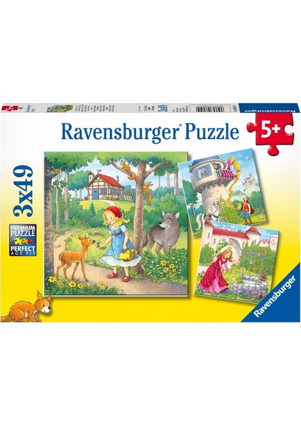 08051 Rapunzel, Kırmızı Başlıklı Bebek ve Kurbağa Kralı, Çok Renkli