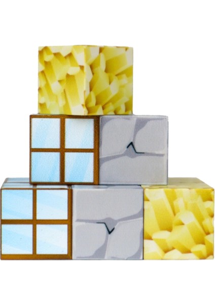 Megacraft 9 Parça Pencere Kaya Altın Blok fırsatları