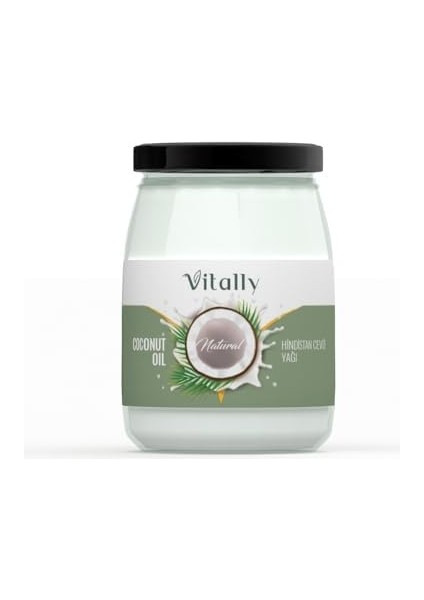 Vitally Hindistan Cevizi Yağı 150 ml (Soğuk Sıkım)