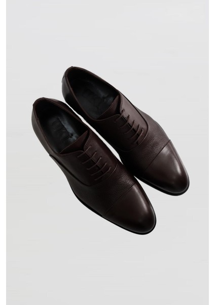 Kahve Klasik Deri Ayakkabı modelleri