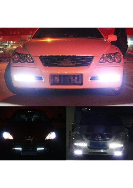 6 Ledli Gündüz Farı Gündüz Ledi Drl LED Lamba 18W Su Geçirmez modelleri