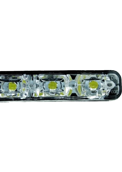 6 Ledli Gündüz Farı Gündüz Ledi Drl LED Lamba 18W Su Geçirmez