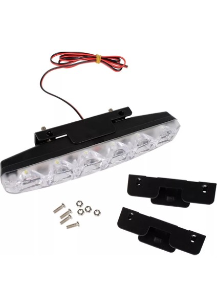6 Ledli Gündüz Farı Gündüz Ledi Drl LED Lamba 18W Su Geçirmez