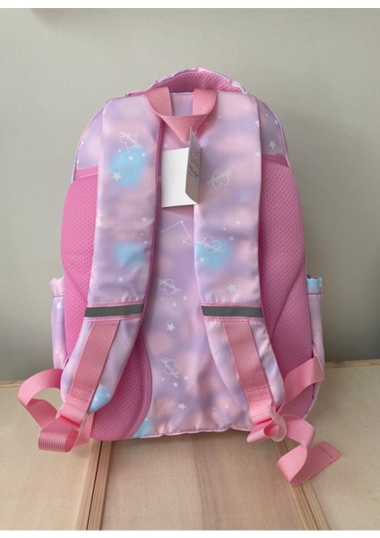 Kız Çocuk Ilköğretim Çantası Ultra Hafif Ortopedik Sırt Okul Çantası (Pembe-Lila-Mor) modelleri