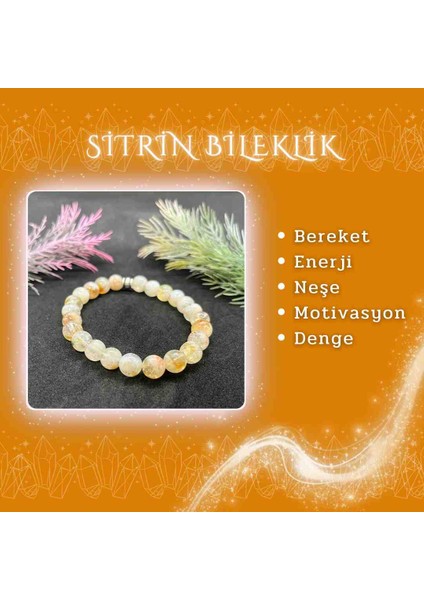 Sitrin Doğaltaş Bileklik fiyatları