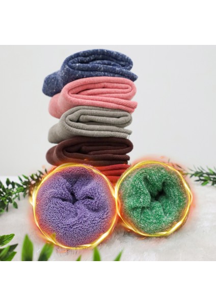 Kadın Termal Yarım Konç Havlu Çorap – 3 Çift (Kışlık, Sıcak Tutan, Yumuşak Dokulu) fiyatları