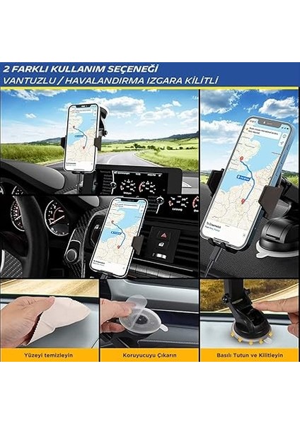 MC33368 Wireless Telefon Şarj Cihazı ve Dokunmatik Akıllı Telefon Tutucu indirimleri