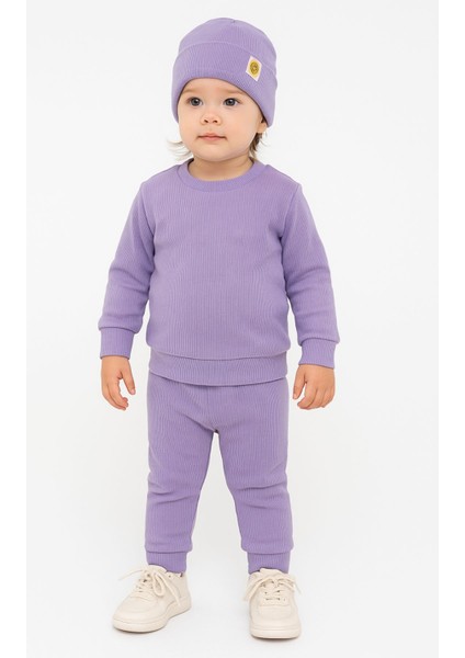 Unisex 3'lü Kaşkorse Bebe Takım