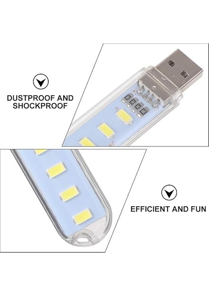 3 Adet Mini USB LED LED LED Okuma Beyaz Işık Taşınabilir USB Dizüstü Bilgisayar Klavyesi Için Taşınabilir Gece Lambası modelleri