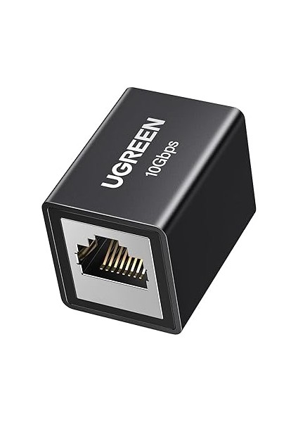 Lan Kablo Uzatma RJ45 Bağlayıcı 10 Gigabit Lan Kablo Bağlayıcı Ethernet Uzatma Ağ Kablosu Bağlayıcı Lan Bağlayıcı Cat7 / Cat6 / CAT5E / Cat5（siyah-1 Parça）