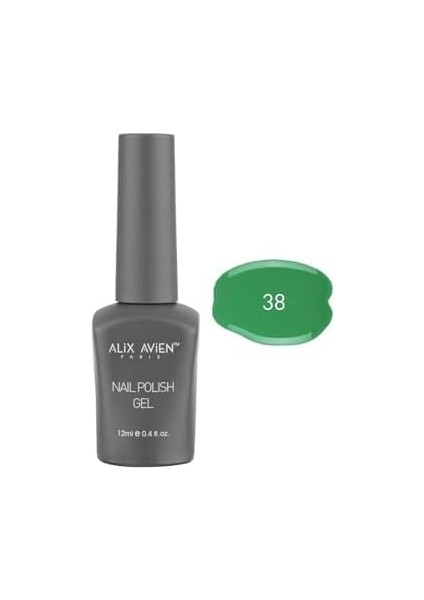 Alıx Avıen Uv Kalıcı Koyu Yeşil Jel Oje 38 - Gel Polish - 12 ml fiyatları