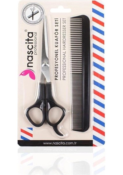 Profesyonel Kuaför Seti Makas + Tarak