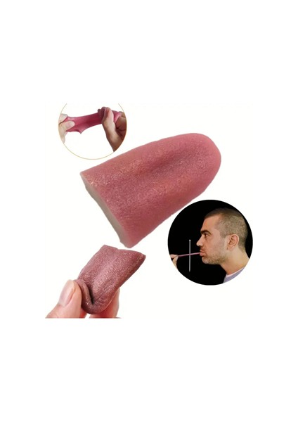 1 Adet-Cadılar Bayramı Gerçekçi Dil- Esnek Prank Makyaj Malzemeleri, Parti & Sahne Aksesuarı indirimleri