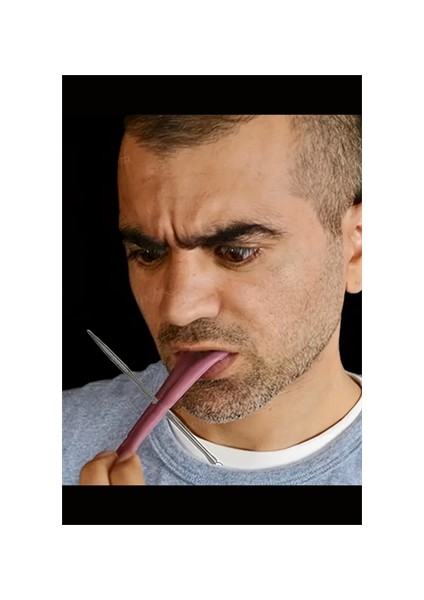 1 Adet-Cadılar Bayramı Gerçekçi Dil- Esnek Prank Makyaj Malzemeleri, Parti & Sahne Aksesuarı