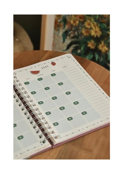 A5 Kız Akademik Ajanda Spiralli 15X21 cm - 105 Ad. - modelleri