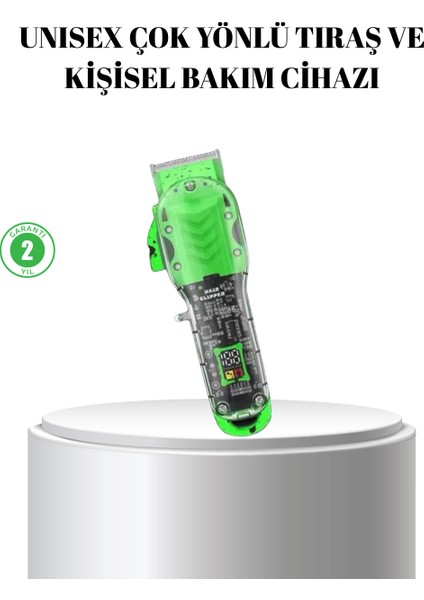 Islak ve Kuru Kullanıma Uygun Çok Amaçlı Tıraş Makinesi – 3 Başlıklı, Seyahat Tipi