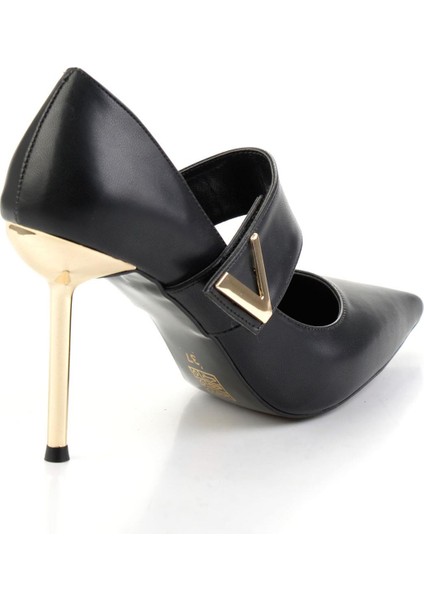 Siyah Kadın Klasik Topuklu Ayakkabı K01209510509 modelleri