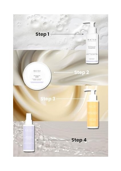 Matsu Professional Hair Growth, Mini Saç Uzatma Seti, 400 ml modelleri
