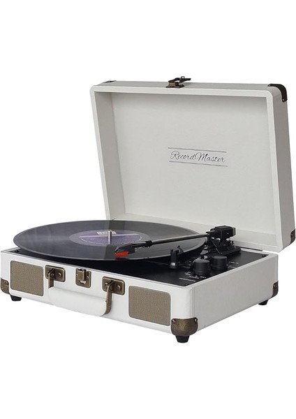 Master ST14012 Retro Pikap - Kum Beyazı - Bluetooth ve Şarj Özellikli - Tüm Plakları Çalabilme