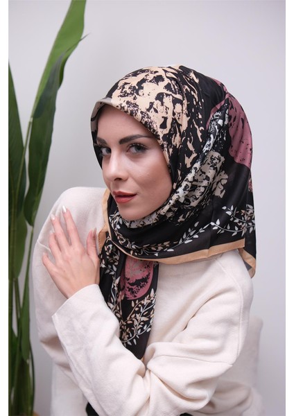 Renkli Karma Desen Dijital Soft Eşarp