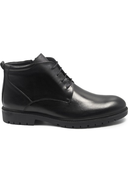 Siyah Hakiki Deri Klasik Erkek Bot modelleri