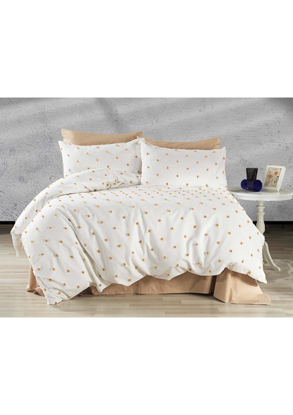 Simena Nevresim Takımı Çift Kişilik Cappuccino