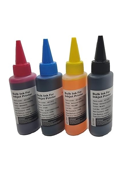 Hp Officejet 7612 Kartuş Dolum Mürekkebi Takım 4X100ML 4 Renk Set Mürekkep Muadil fiyatları