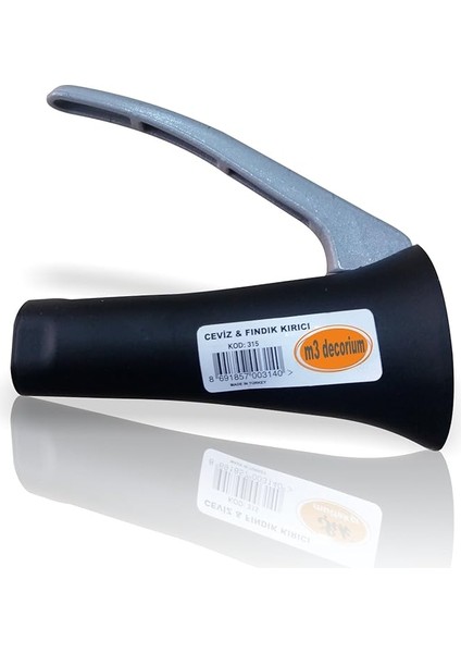 Kapalı Metal Demir Hazneli Kovan Etrafa Saçmayan Kırılmayan Fındık Badem Ceviz Kıracağı