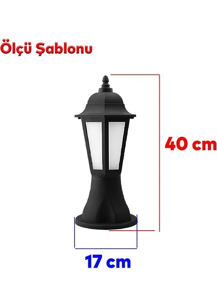 Sokak Bahçe Aplik Lamba Aydınlatma Lale Bahçe Duvar Üstü Armatürü E27 Duy Siyah Plastik modelleri