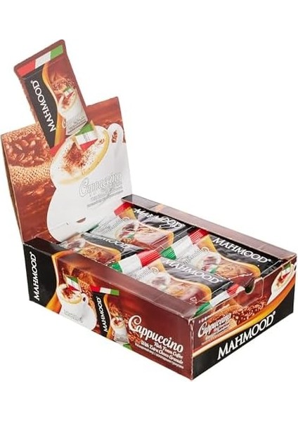 Mahmood Cappucino Çikolata Parçacıklı (25 gr x 20 Adet) modelleri