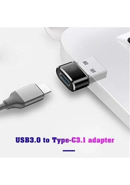 USB 3.0 - Type C 3.1 Şarj ve Data Dönüştürücü Adaptör, Carplay Uyumlu, Otg Destekli modelleri